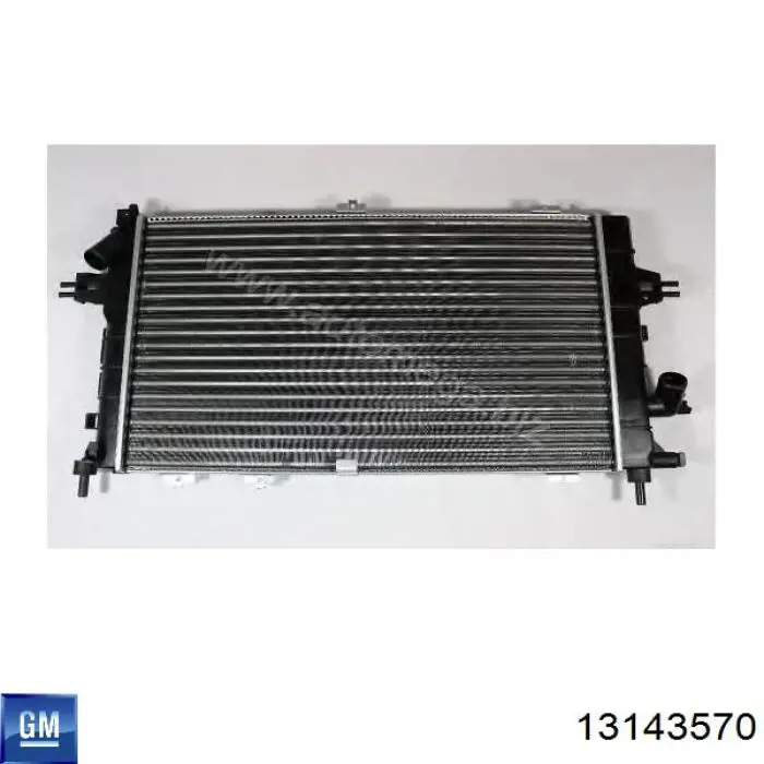 Radiador 13143570 General Motors