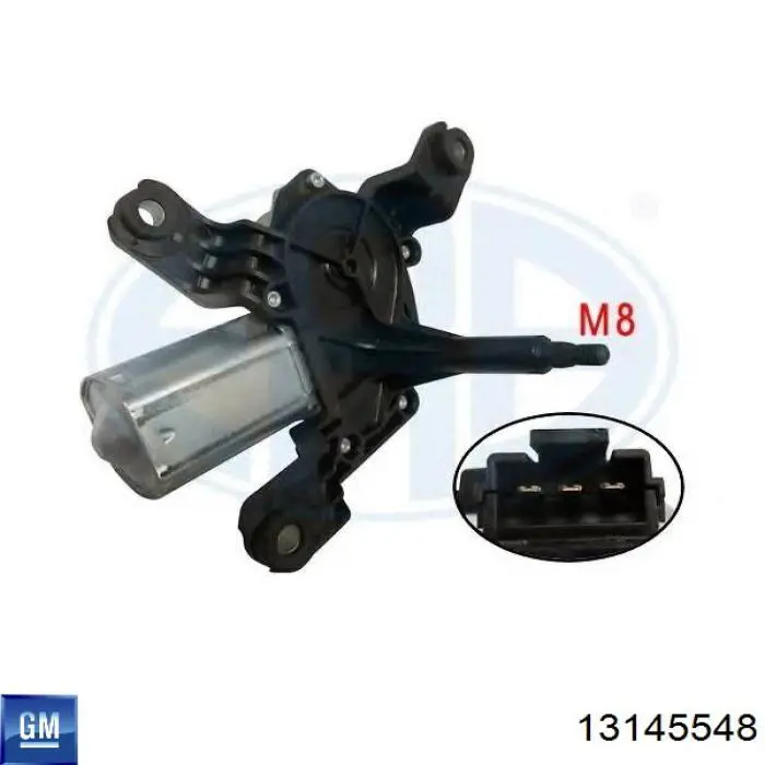 Comprar 13145548 General Motors Motor limpiaparabrisas, trasera
