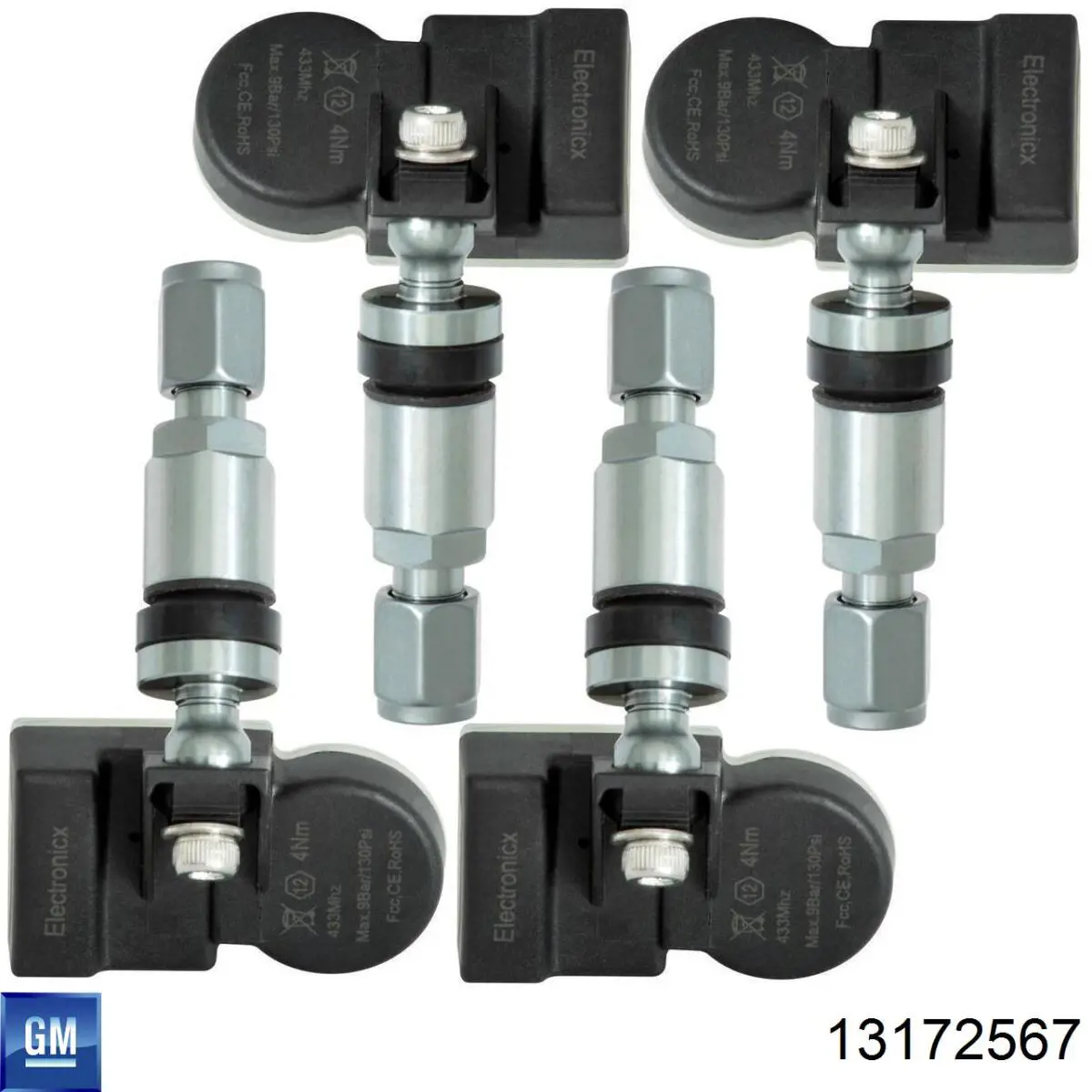 Sensor de presión de neumáticos 13172567 General Motors