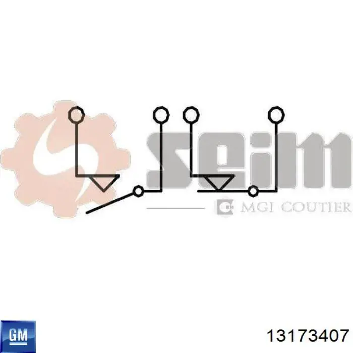 Interruptor de luz de freno General Motors 13173407 precio, desde 11,82 EUR