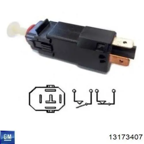 13173407 General Motors Interruptor luces de freno