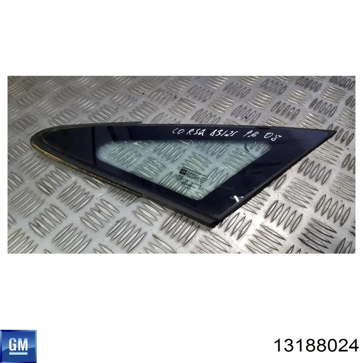 Cristal lateral (camarote) izquierda para Opel Corsa (X12)