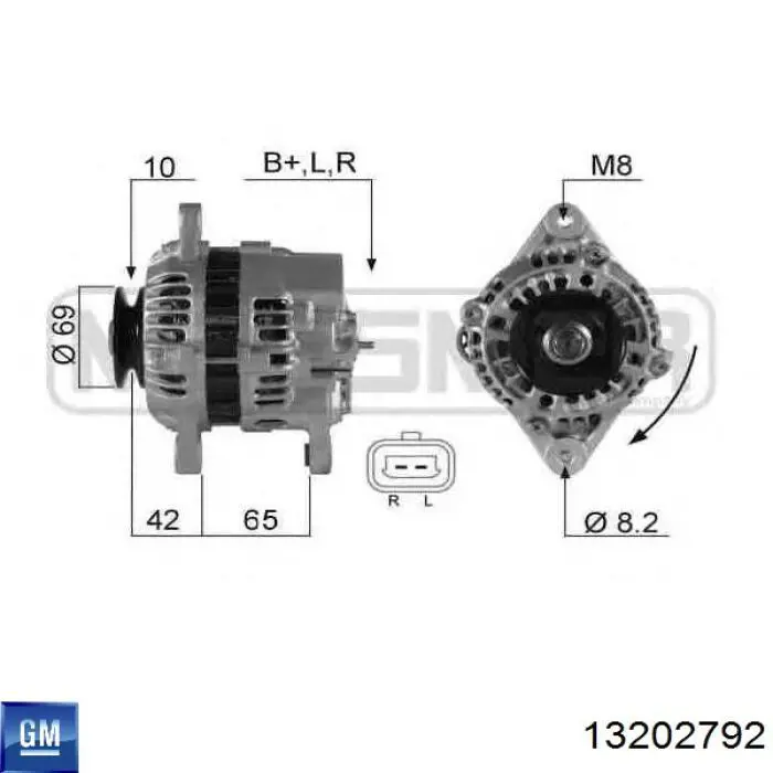 Soporte de motor delantero General Motors 13202792 precio, desde 107,16 EUR
