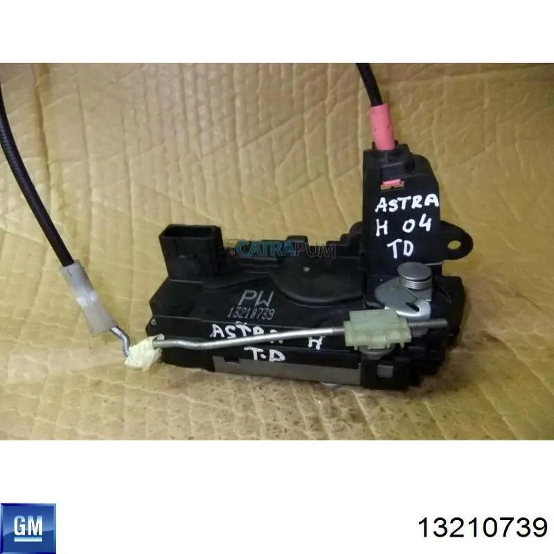 13210739 General Motors Cerradura de la puerta trasera derecha
