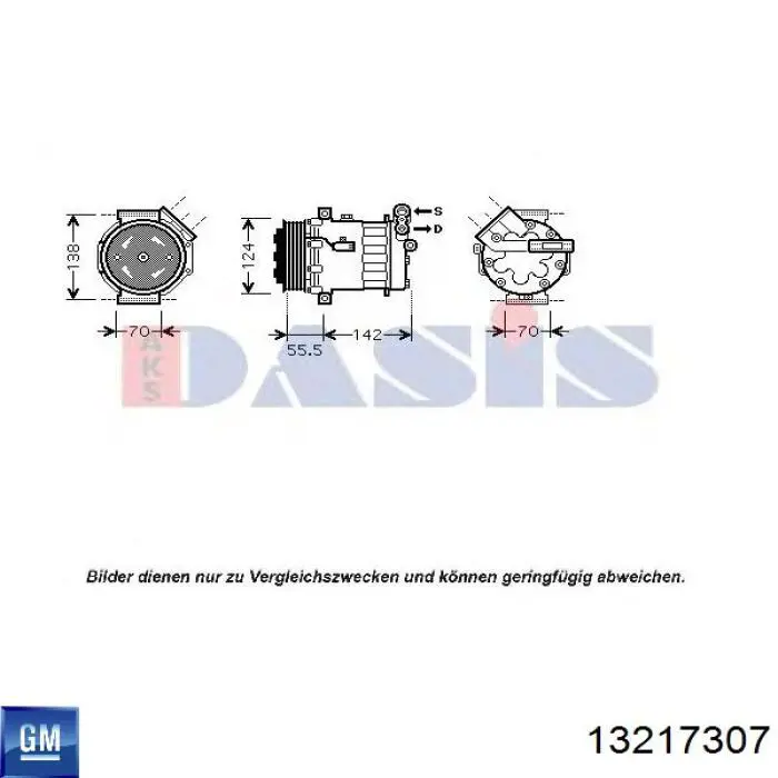 Compresor ac General Motors 13217307 precio, desde 45,01 EUR