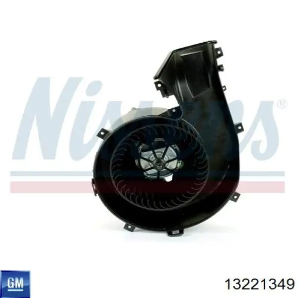 Ventilador habitáculo 13221349 General Motors