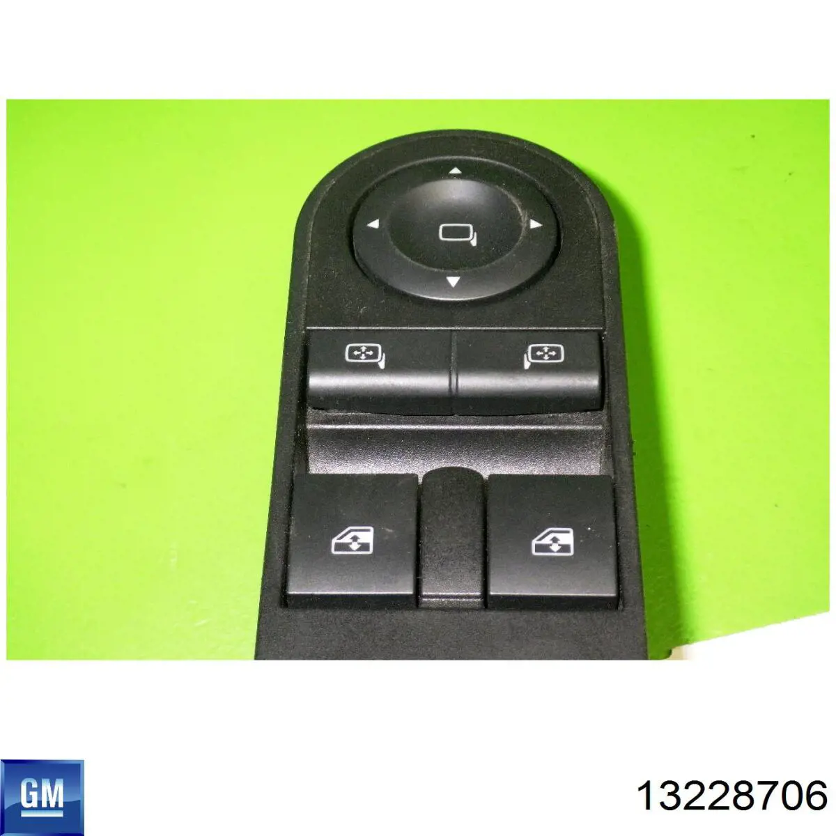 Interruptor de elevalunas delantera izquierda 13228706 General Motors