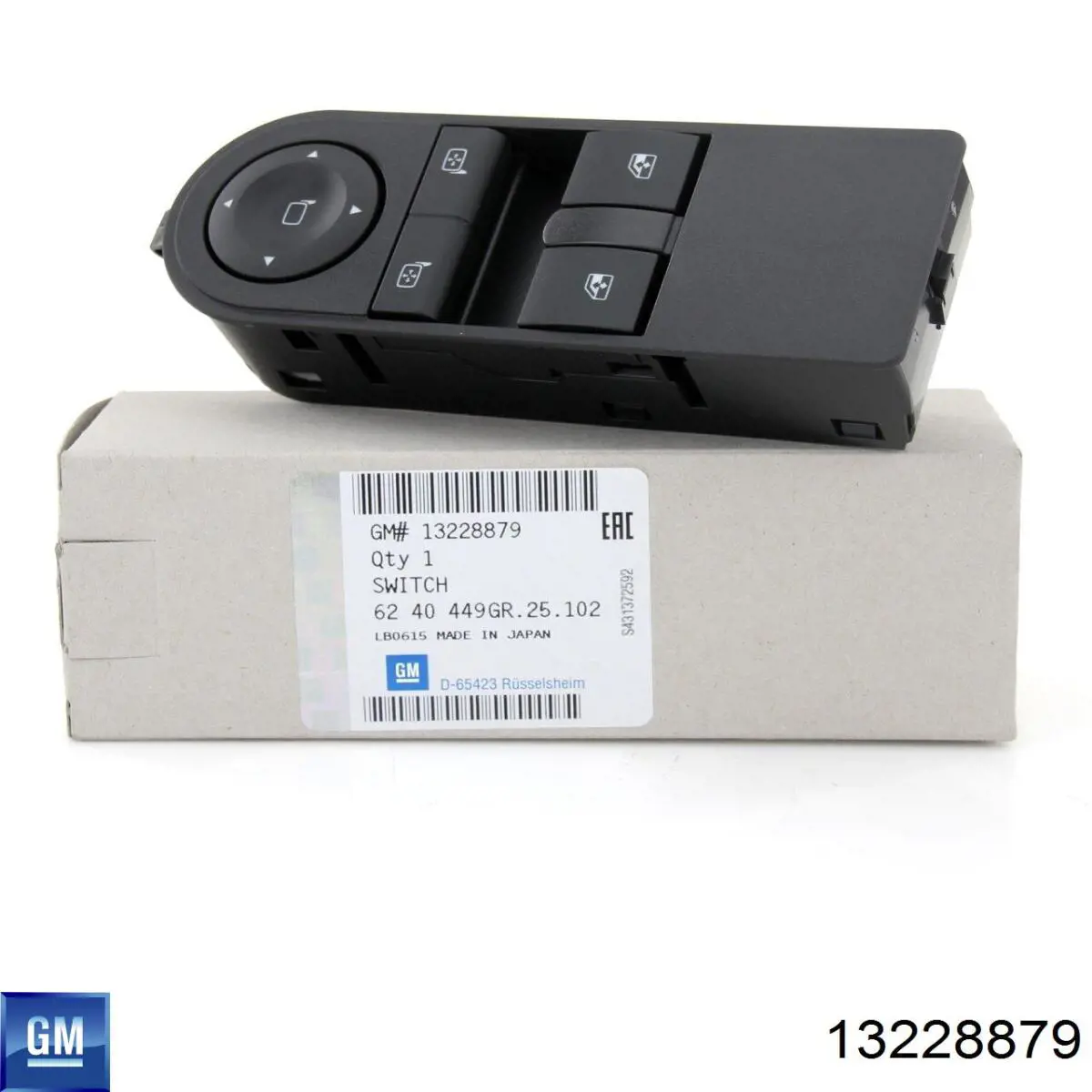 13228879 General Motors Unidad de control de elevalunas delantera izquierda