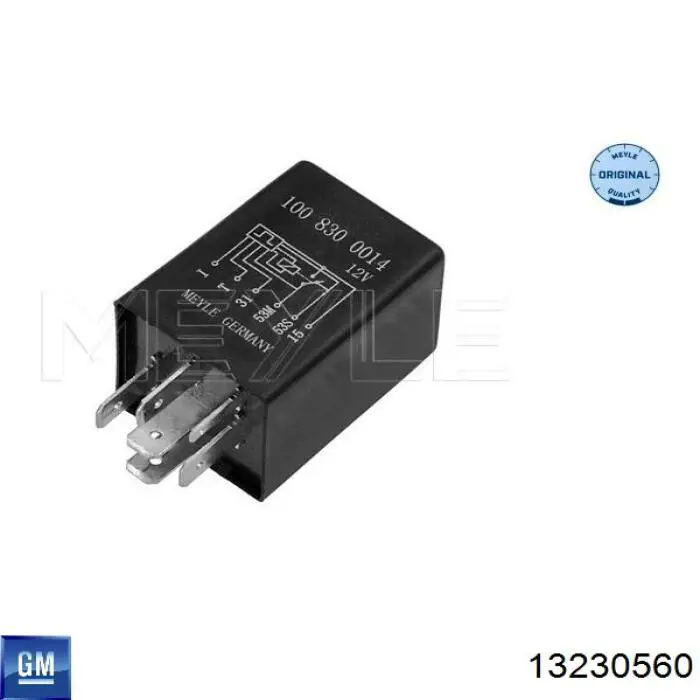 Relé de intermitencia del limpiaparabrisas General Motors 13230560 precio, desde 12,56 EUR
