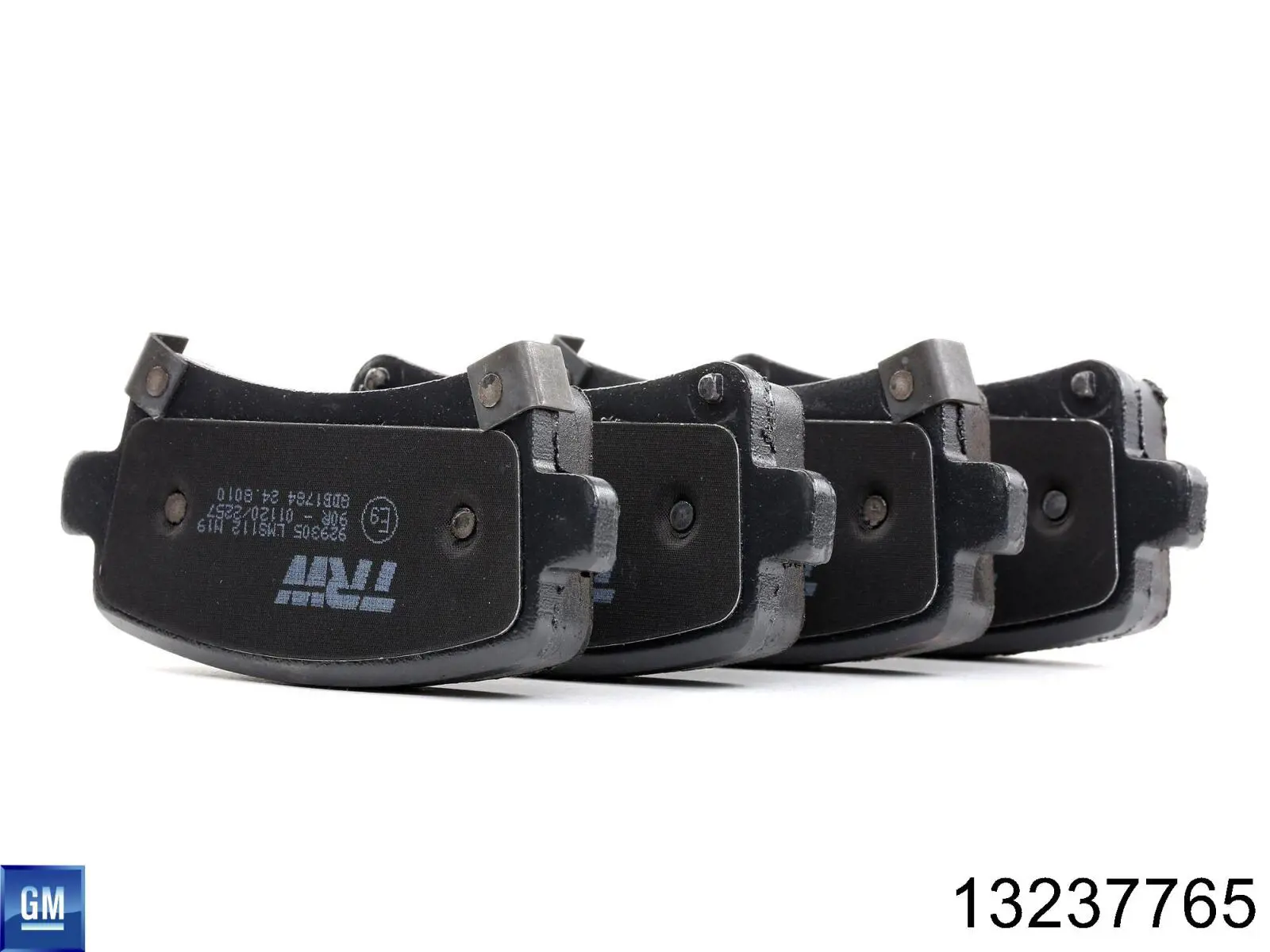 13237765 General Motors Pastillas freno traseras