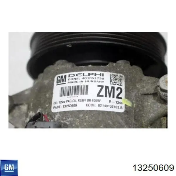 Compresor ac General Motors 13250609 precio, desde 235,22 EUR