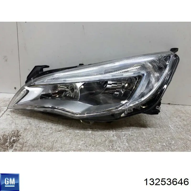 Faro izquierdo 13253646 General Motors