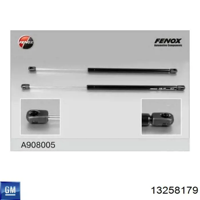 Comprar 13258179 General Motors Amortiguador de puerta trasera
