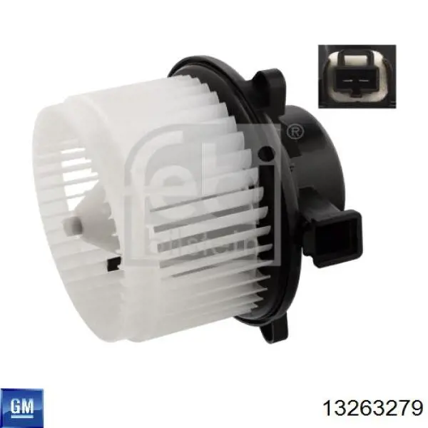 ADG014118 Blue Print motor eléctrico, ventilador habitáculo