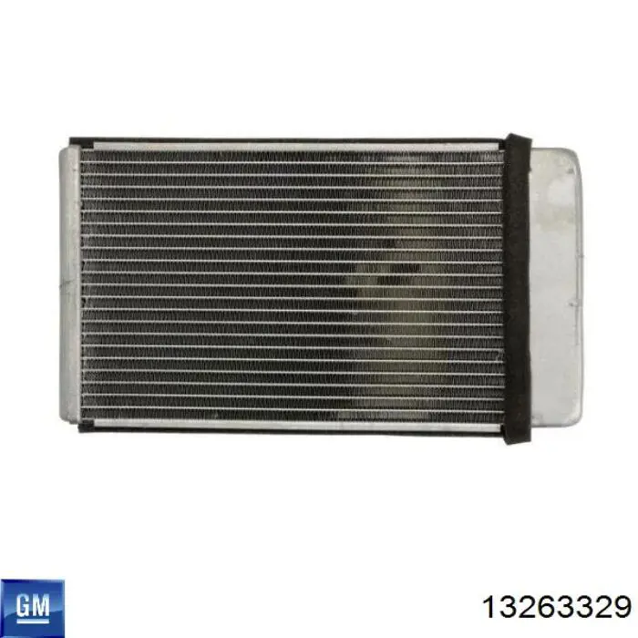 13263329 General Motors radiador de calefacción