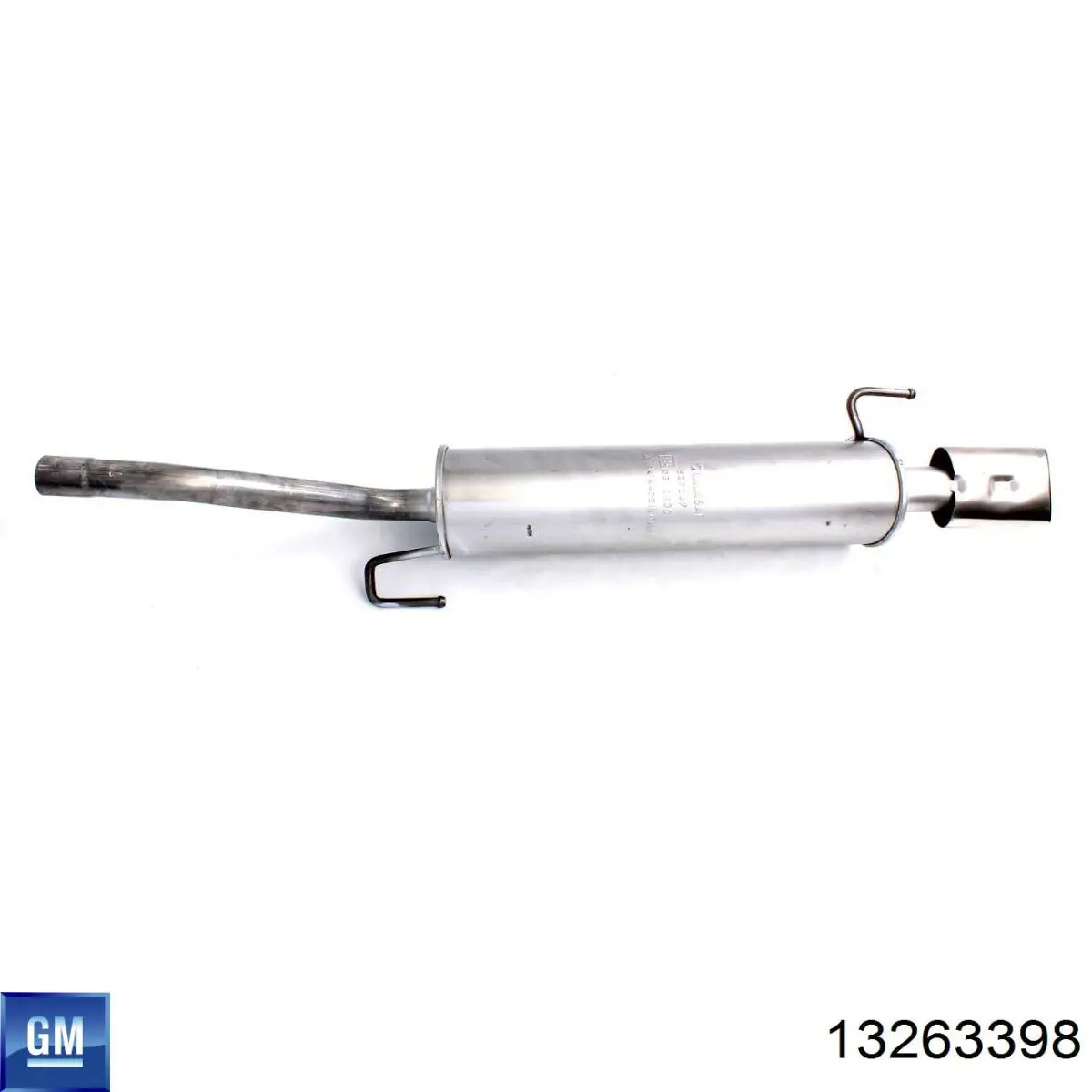 Silenciador delantero 13263398 General Motors