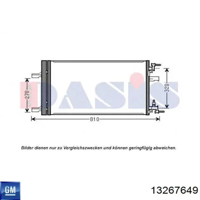 Comprar 13267649 General Motors Condensador de aire acondicionado
