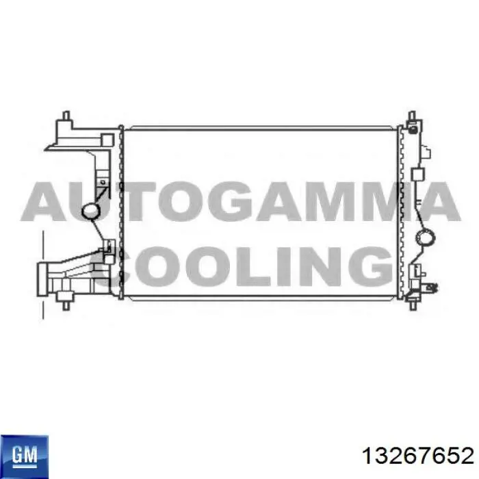 Comprar 13267652 General Motors Radiador de auto