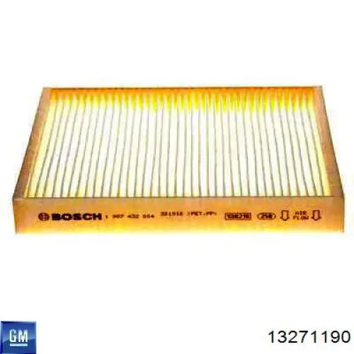 Filtro de cabina General Motors 13271190 precio, desde 7,75 EUR