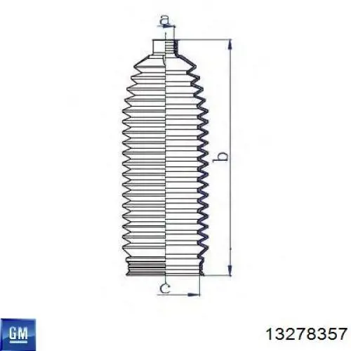 13278357 General Motors fuelle, dirección