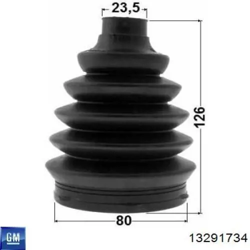 Fuelle, palier delantero exterior General Motors 13291734 precio, desde 11,37 EUR