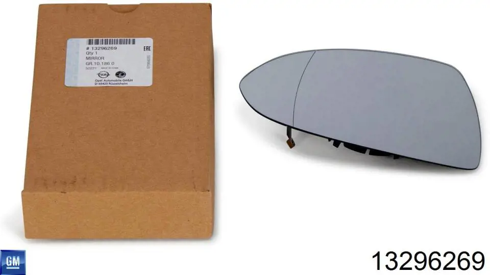 Comprar 13296269 General Motors Cristal de espejo retrovisor exterior izquierdo