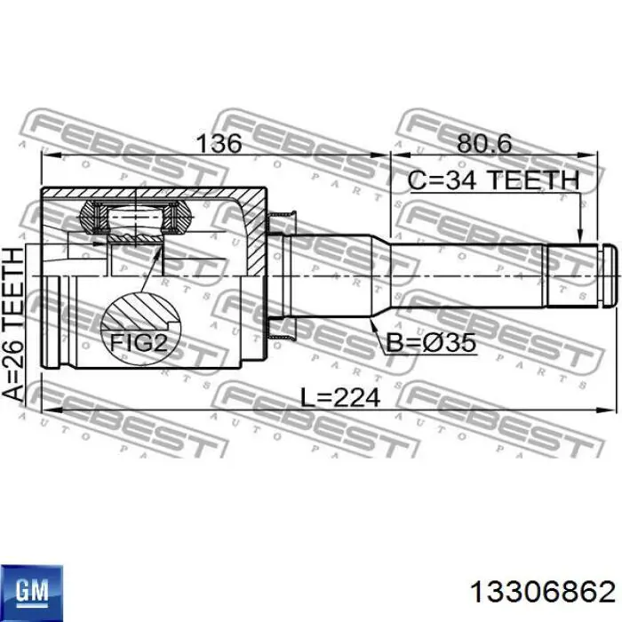 13306862 General Motors