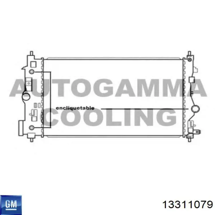 Água radiador General Motors 13311079 precio, desde 116,63 EUR