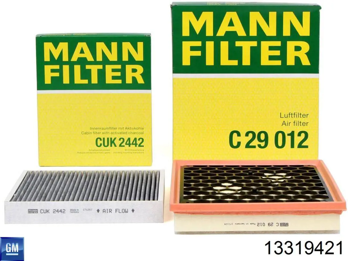 Filtro aire General Motors 13319421