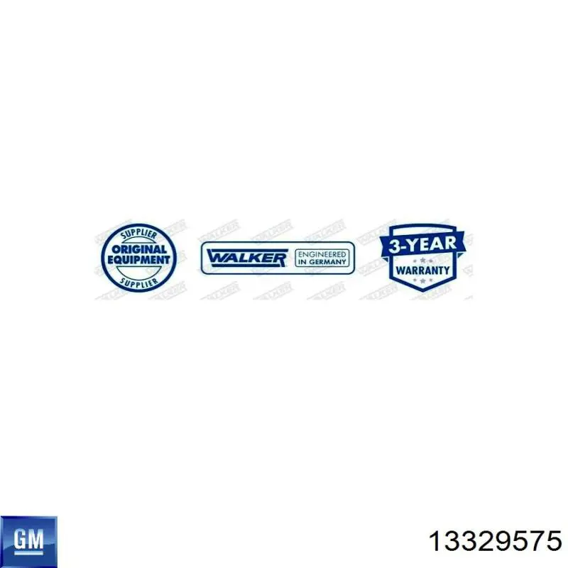 Comprar 13329575 General Motors Silenciador central
