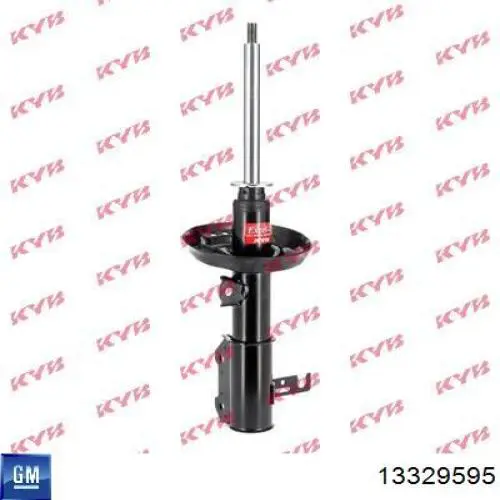Amortiguador eje delantero izquierda Opel 13474001