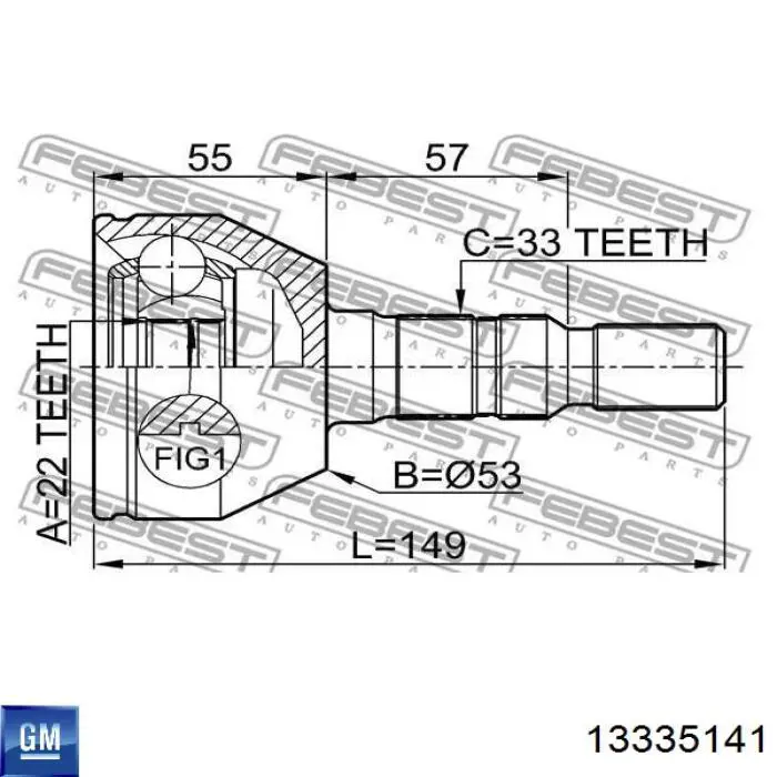 13335141 Peugeot/Citroen