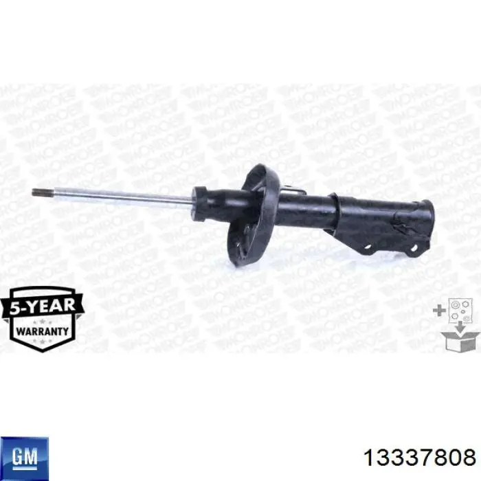 Amortiguador delantero derecho 13412717 General Motors