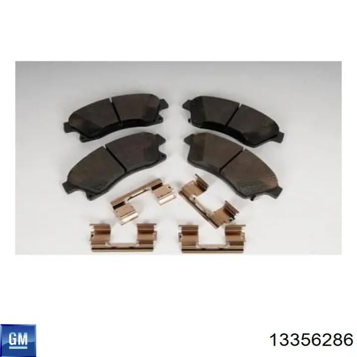 Comprar 13356286 General Motors Pastillas delanteras de freno