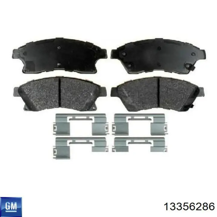 13356286 General Motors Pastillas delanteras