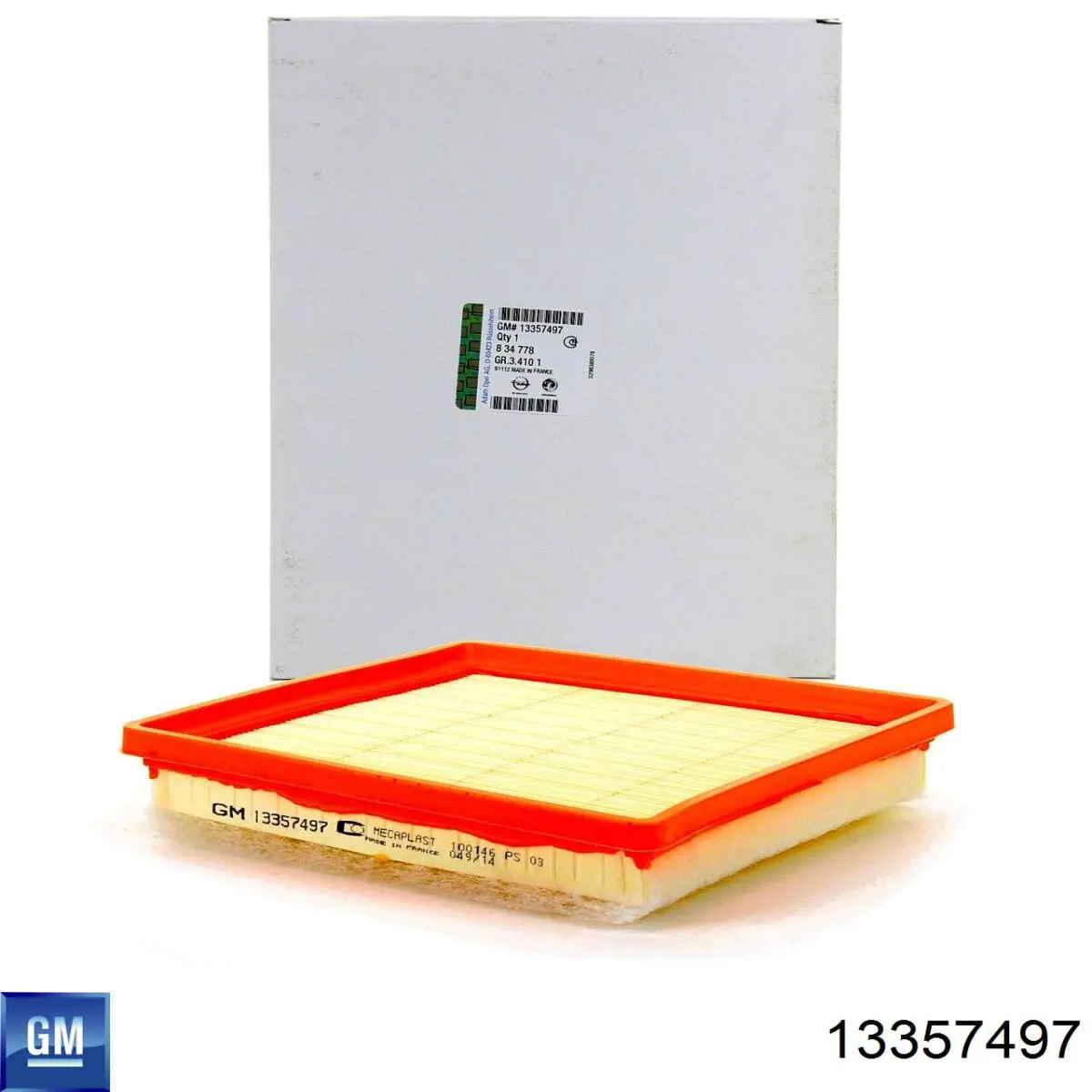 13357497 General Motors Filtro de aire de motor