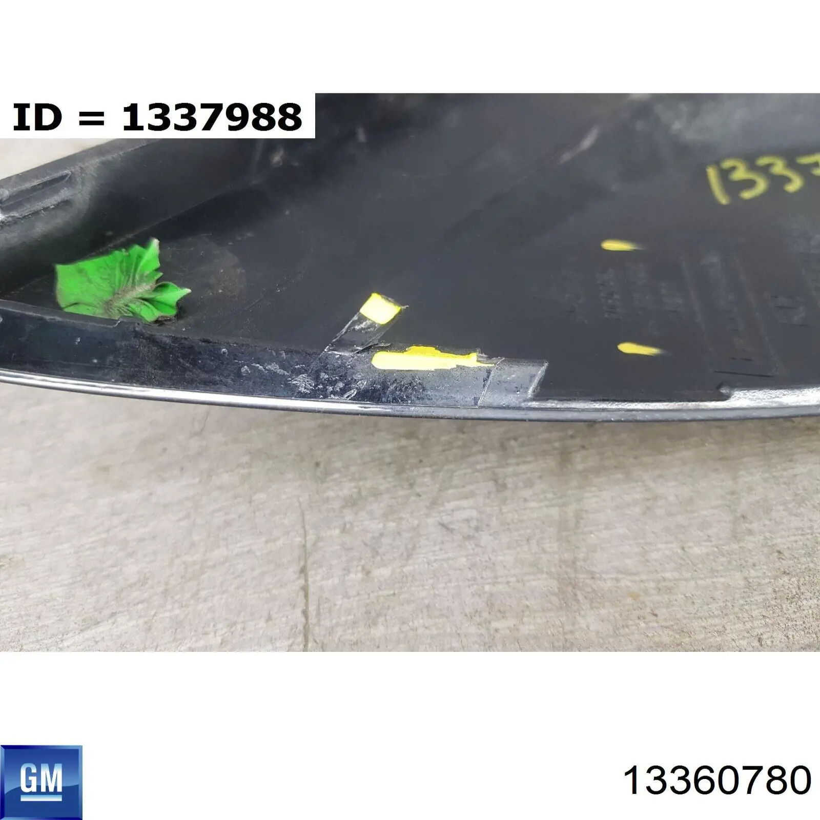 Rejilla derecha del parachoques delantero General Motors 13360780 precio, desde 76,35 EUR