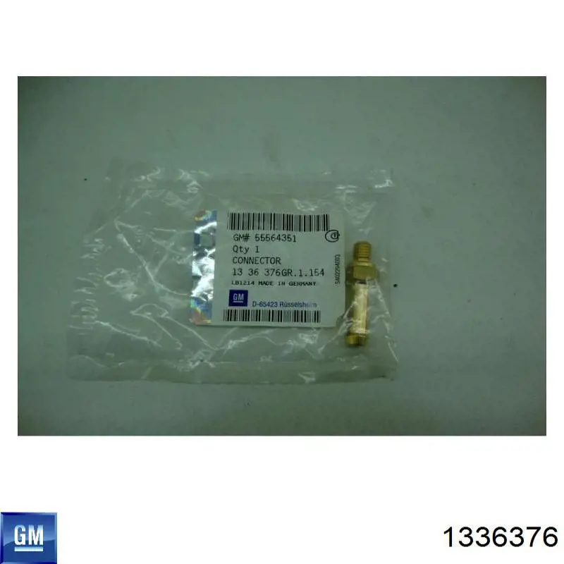 Racor del bloque del sistema de refrigeración 55564351 Peugeot/Citroen