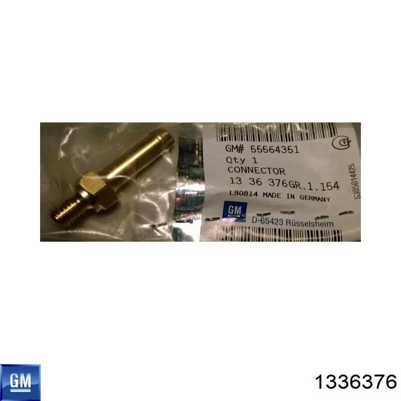 Comprar 1336376 General Motors Racor del bloque del sistema de refrigeración