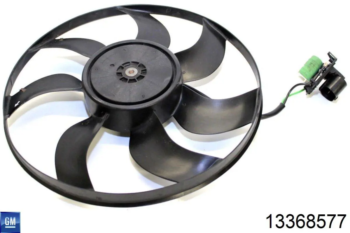 13368577 General Motors ventilador (rodete +motor refrigeración del motor con electromotor completo)