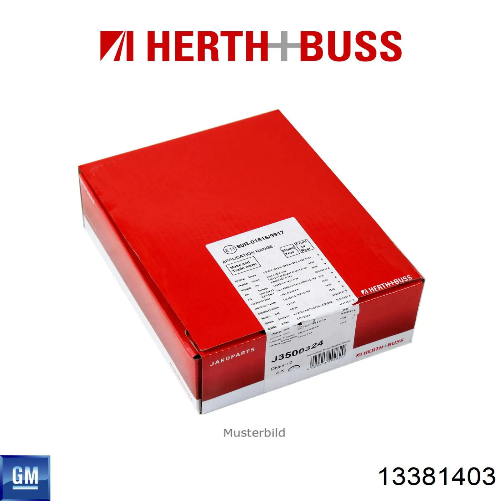 Zapatas de freno de tambor traseras General Motors 13381403 precio, desde 34,74 EUR