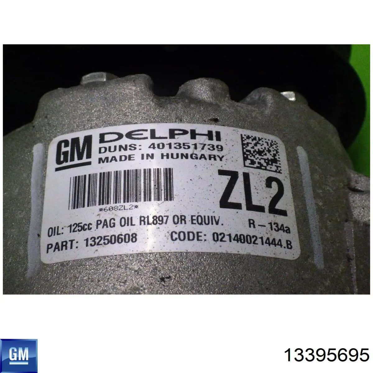 13395695 General Motors Compresor climatizador