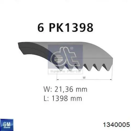 Correa trapezoidal Toyota Corolla E12