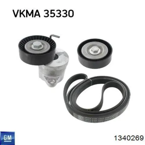 Comprar GAT31480 GMB Tensor de correa poli V 
