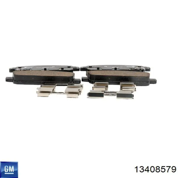 Pastillas de freno traseras 13408579 General Motors
