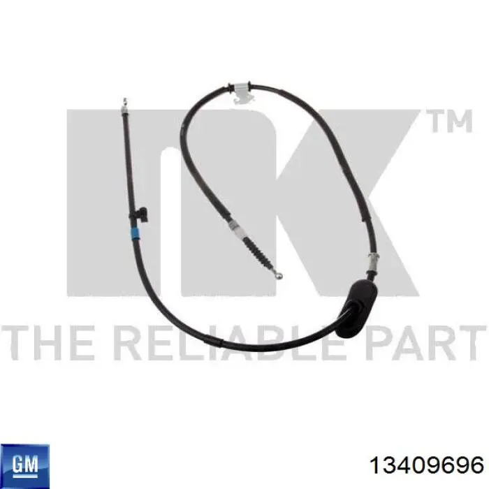 Comprar GCH870 TRW Cable de freno de mano trasero izquierdo