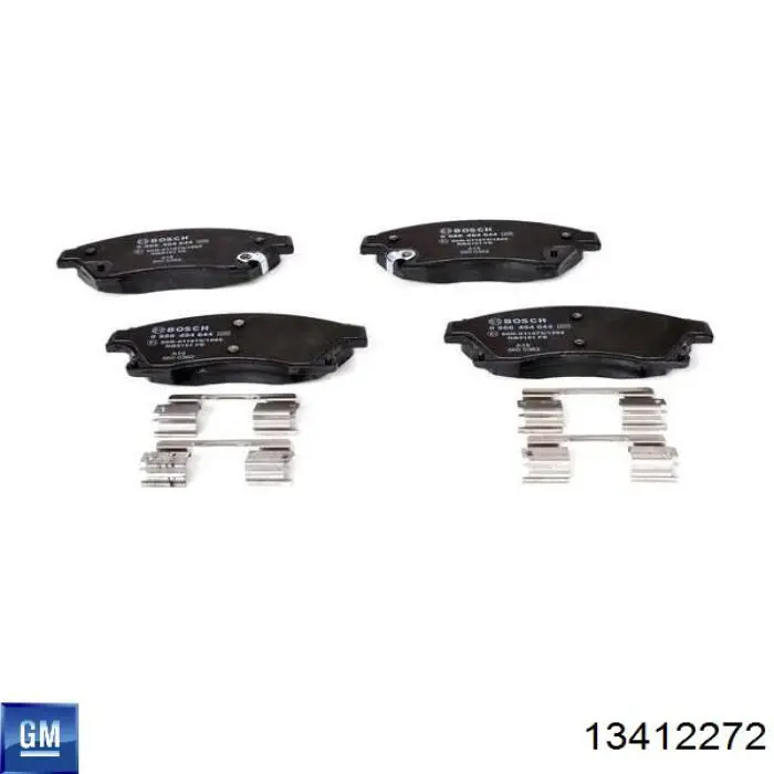 Pastillas de freno 13412272 General Motors