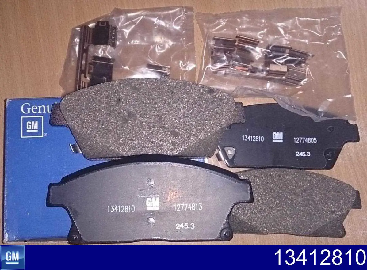 Comprar 13412810 General Motors Pastillas delanteras de freno