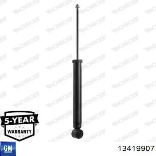 Amortiguador trasero 13419907 General Motors