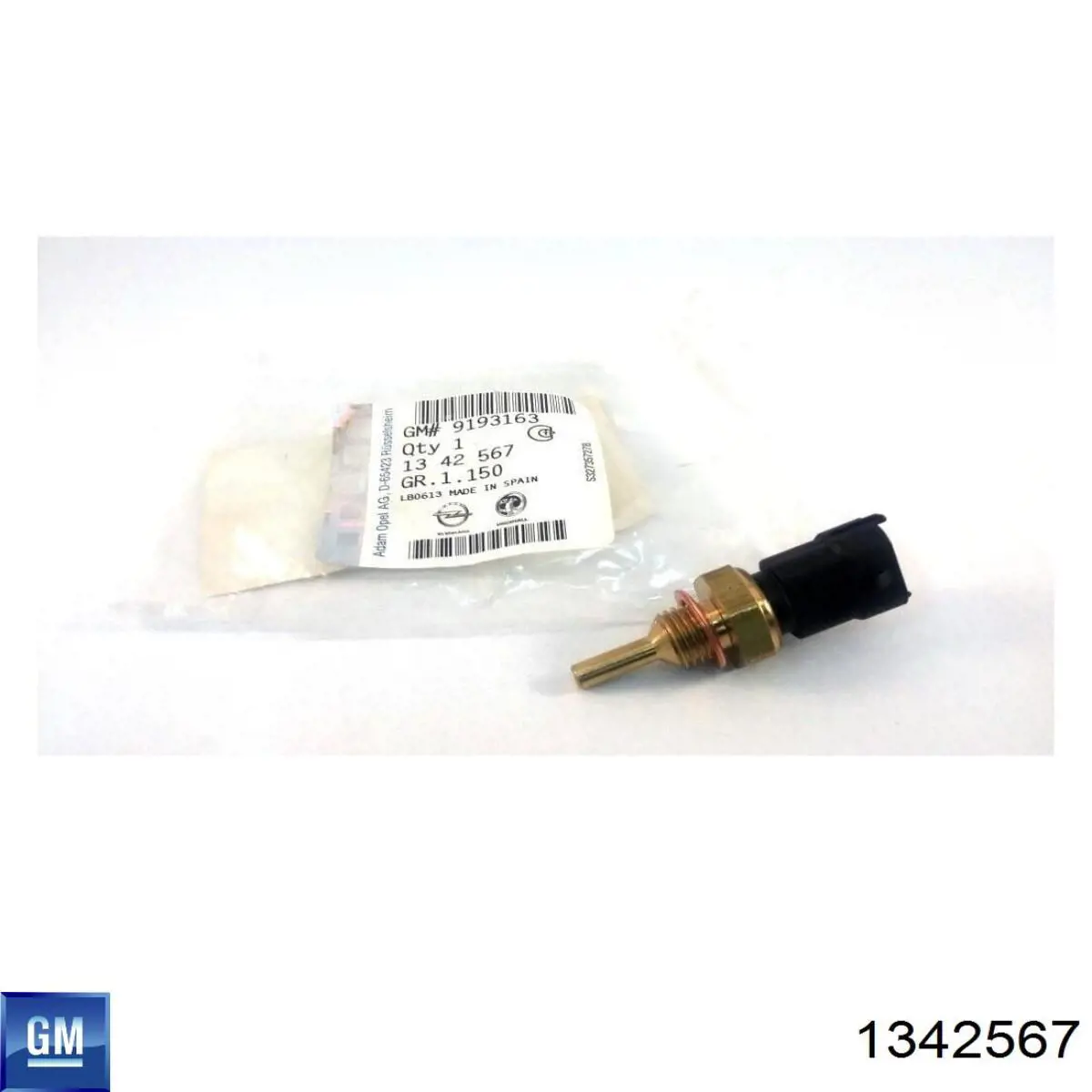 Sensor de temperatura 1342567 General Motors